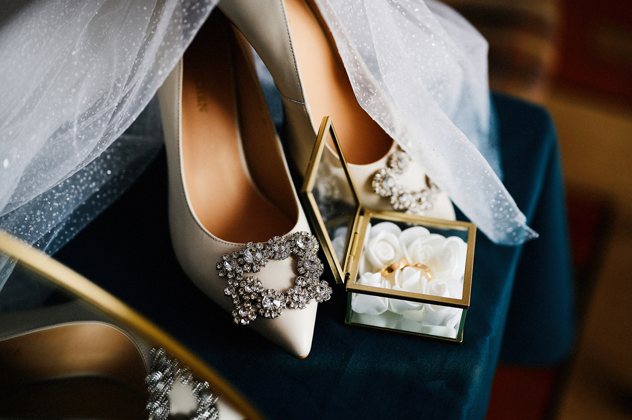Как да изберем идеалните сватбени обувки на висок ток